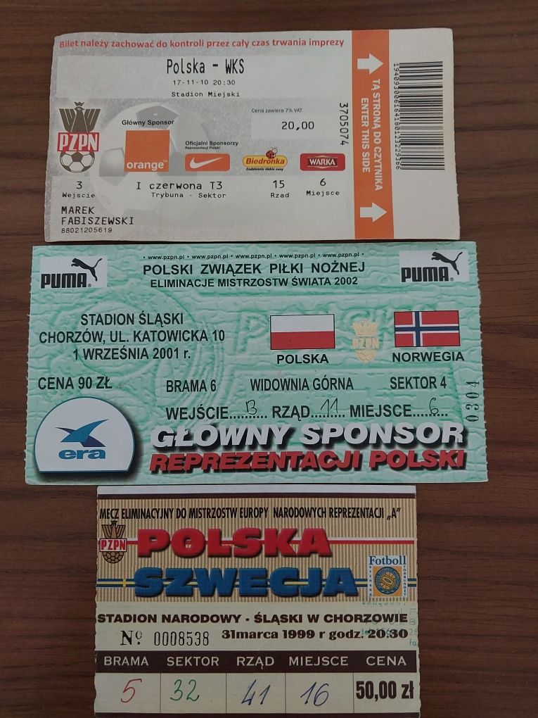Bilety kadra Polska
