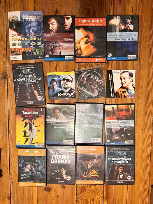 Wielki zestaw filmów na DVD 85 płyt! Wszystko kompletne, klasyki kina