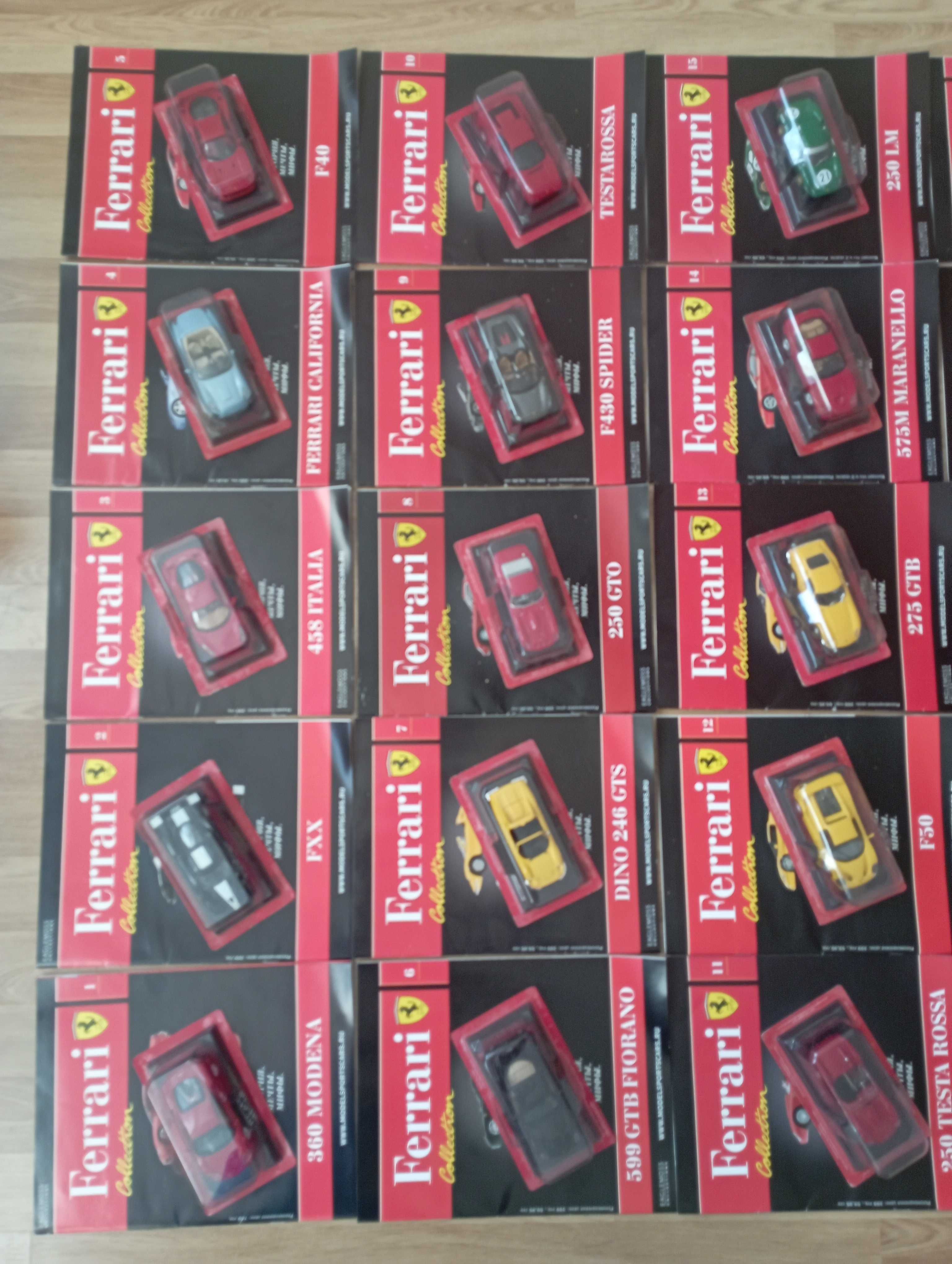 Ferrari collection eaglemoss (Феррари) 1:43. 34 штуки