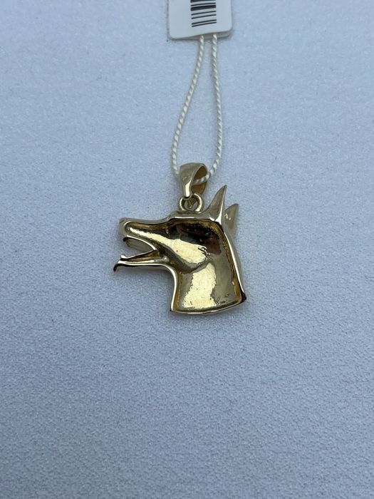 Piękna Złota Zawieszka PIES 4,50g p585