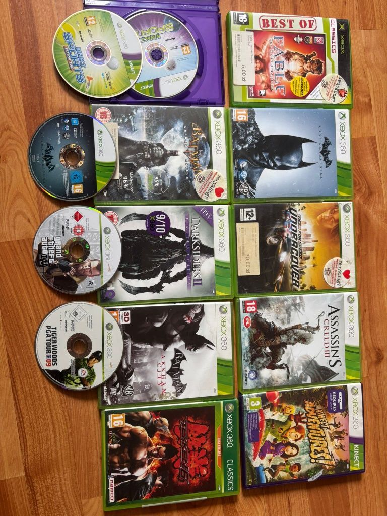 Konsola Xbox 360 + gry + Kinect