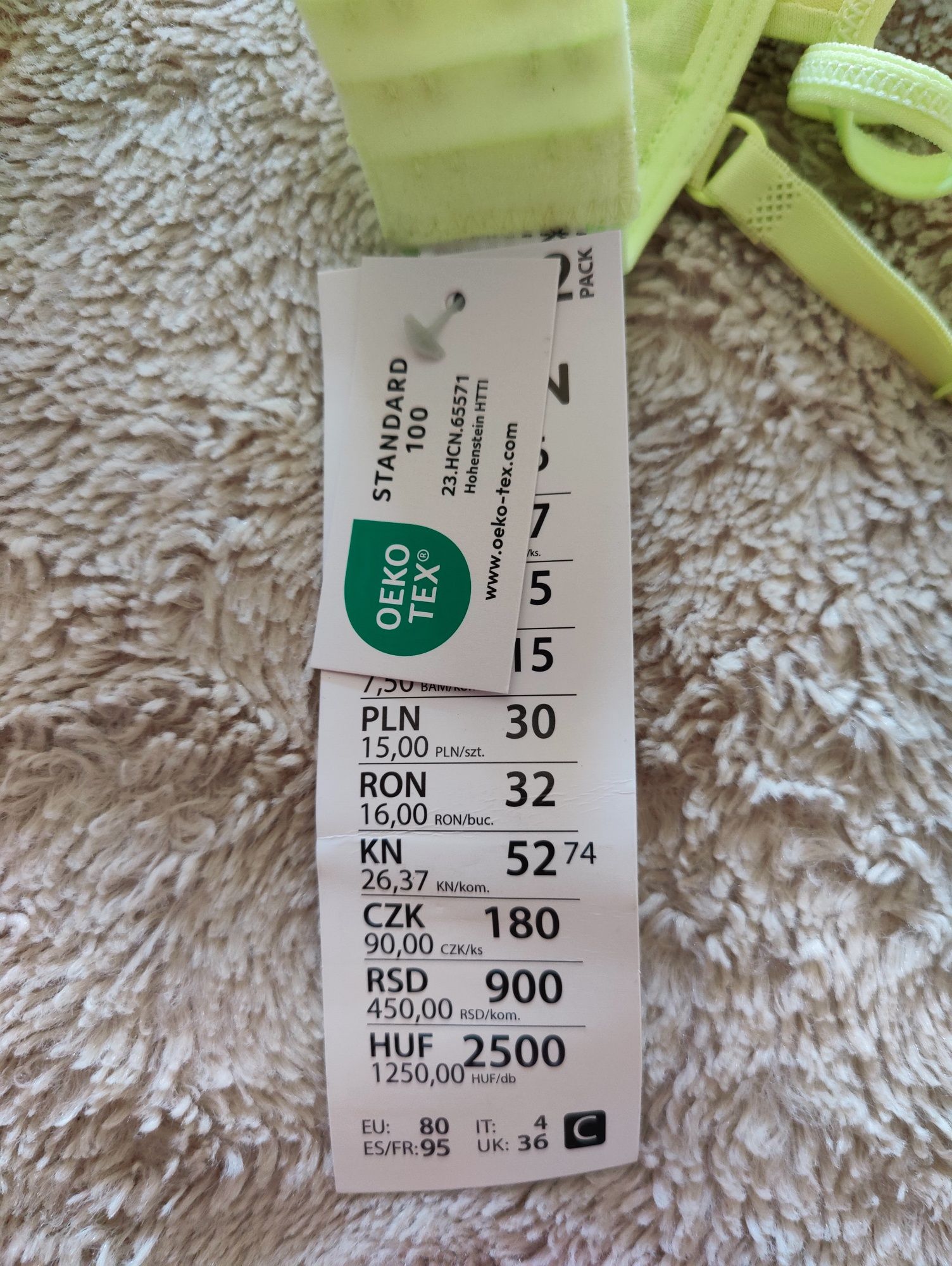 Biustonosz Pepco 80C dwupak