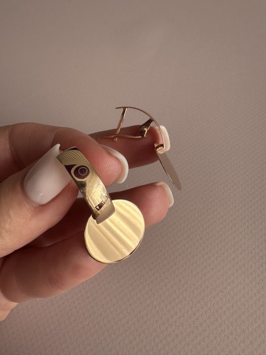Золоті сережки 585 проба