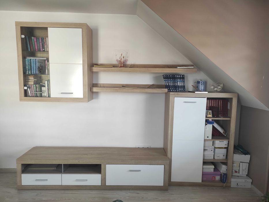 Meblościanki plus szafka nocna