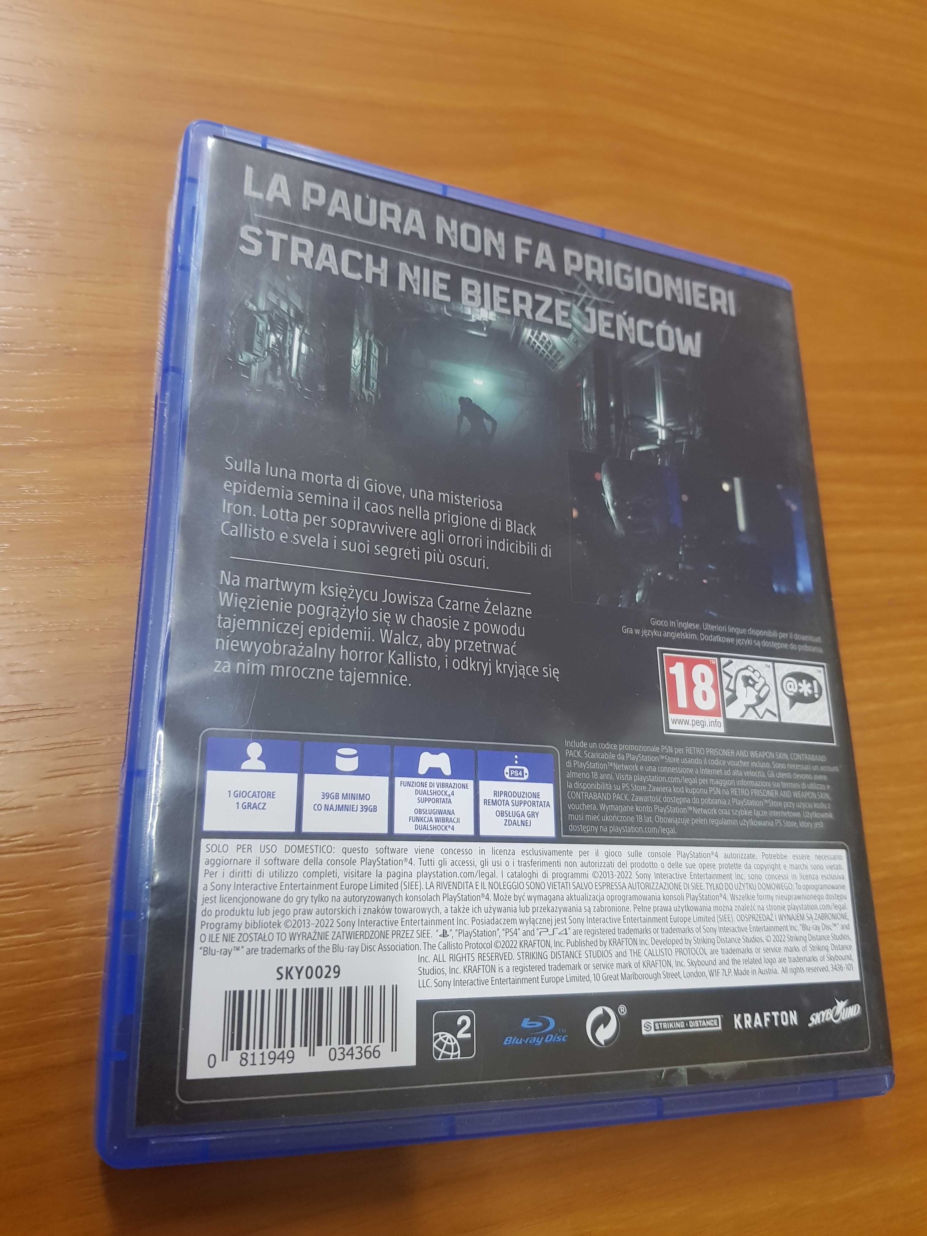 Tha Calisto Protocol PS4 Sklep Iława