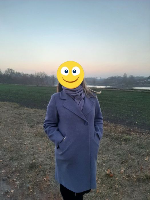 Кашемірове пальто, розмір 52