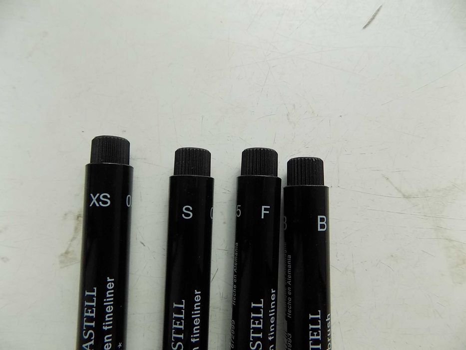 Набор ручек капиллярных PITT Artist Pen Manga 4 шт (черные)