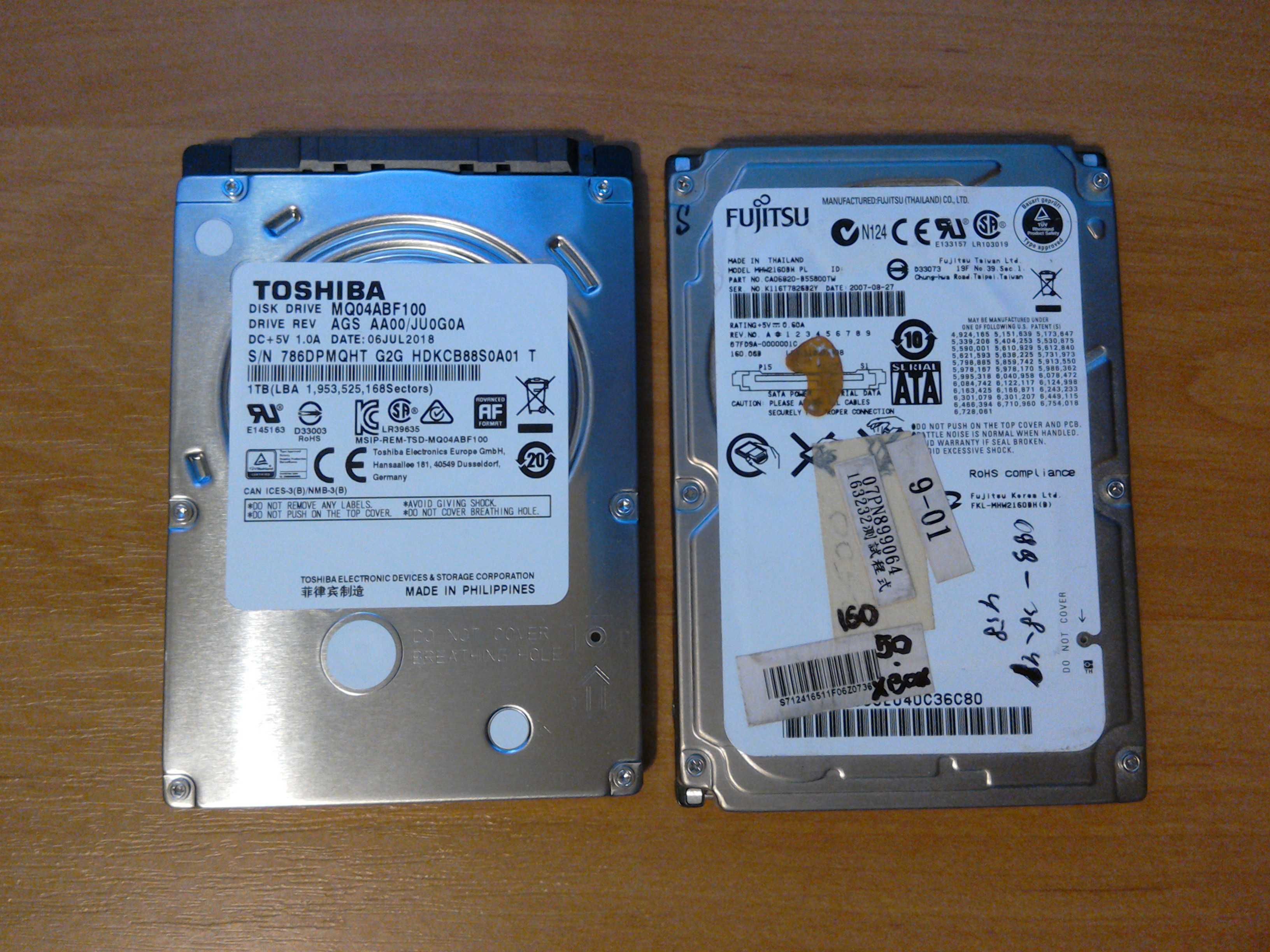 Жёсткий диск"Toshiba HGST"-2.5(3.5)USB2.0/3.0-500gb