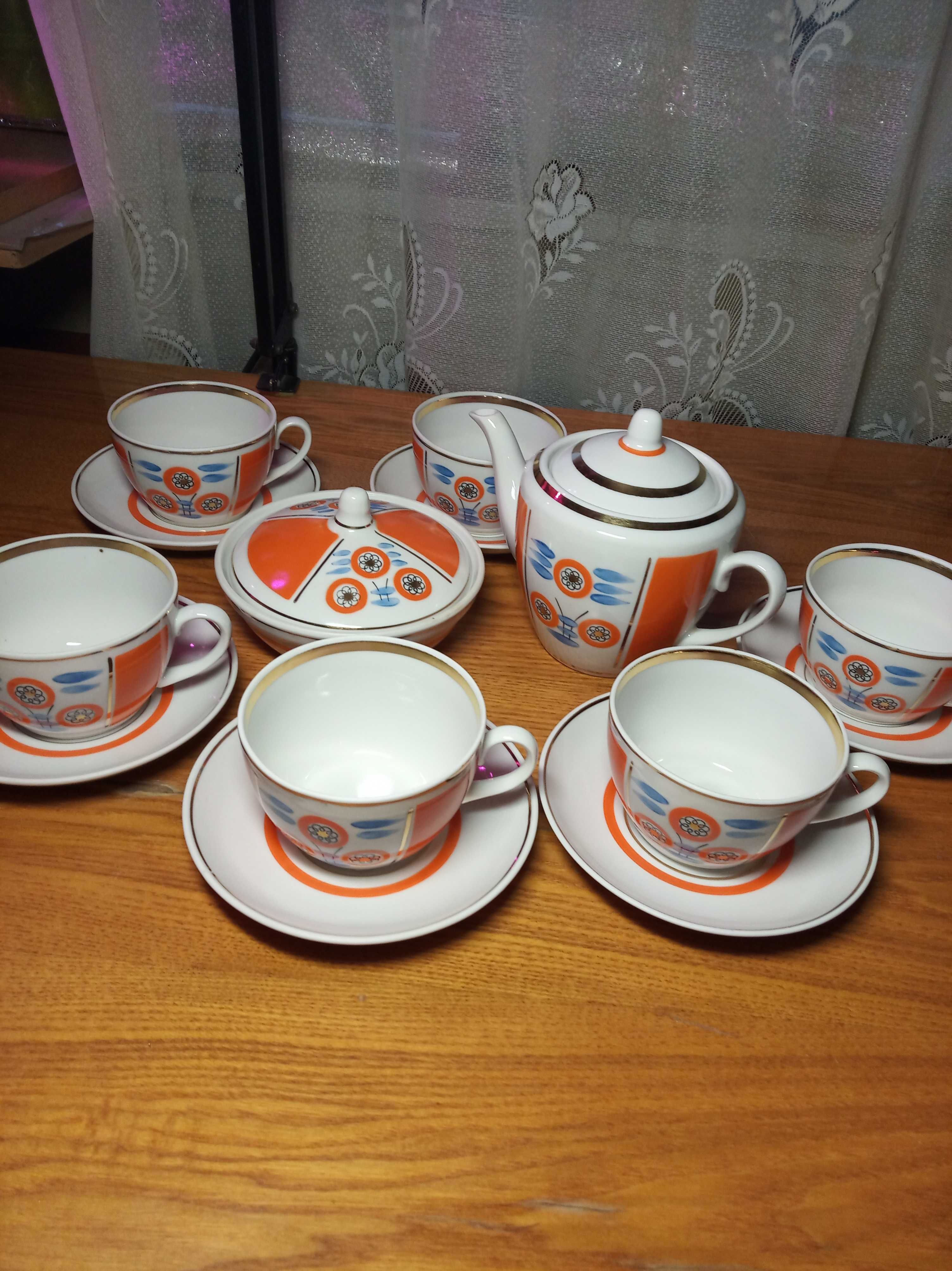 Чайный сервиз Фарфор СССР Полонский ЗКХ