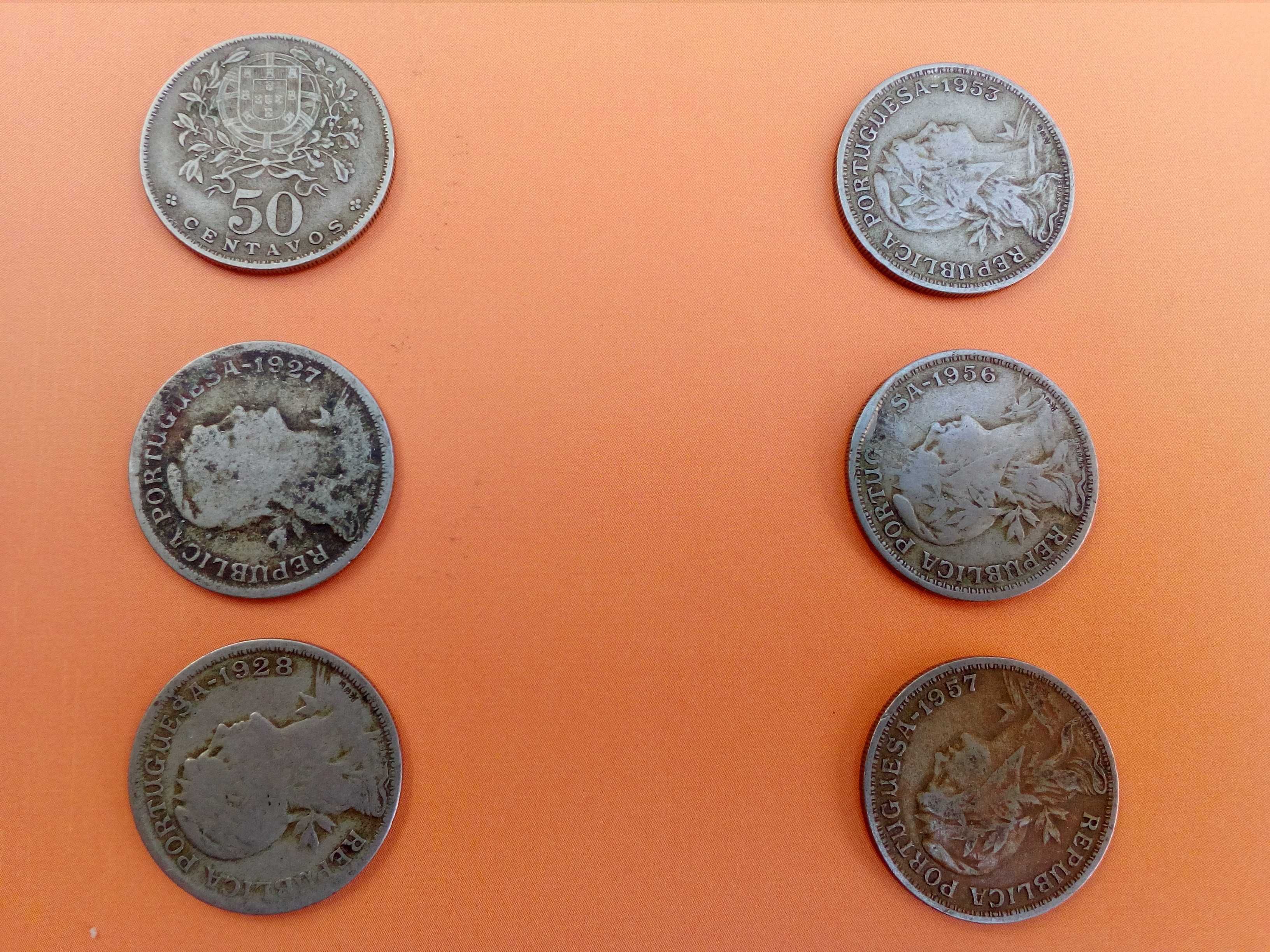 23 moedas antigas Centavos 1927_1928_ 1940_ 1947