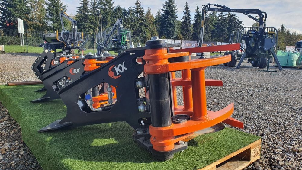 GŁOWICA ŚCINKOWA chwytak gilotyna do drewna koparka 14-25 ścina drzewa