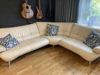 Sofa skórzana ecre