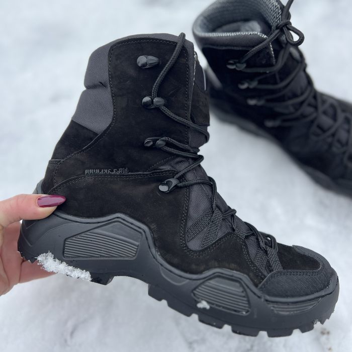 Берці зимові / з хутом / гортекс / натуральна шкіра / прошиті / є опт