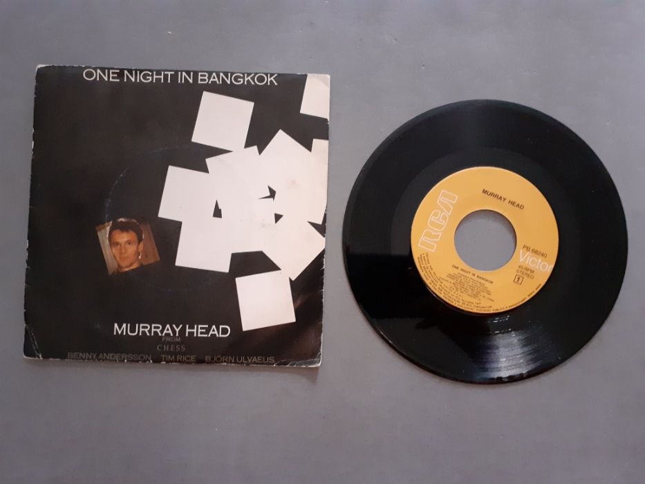 Disco vinil single One Night in Bangkok - Murray Head