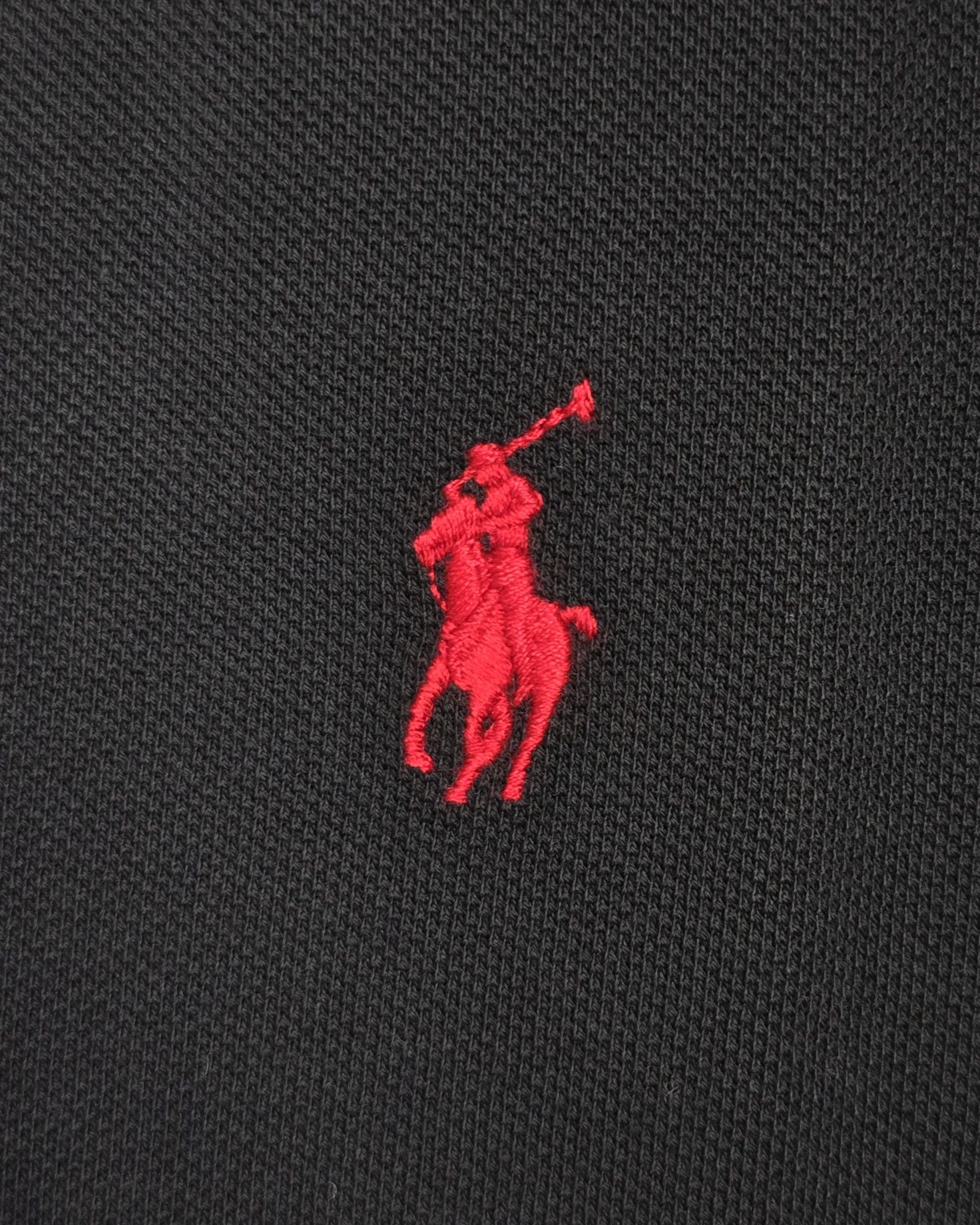 Ralph Lauren - Polo Preto 100% Algodão | Novo