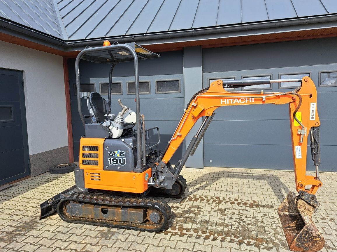 Minikoparka Hitachi Zx19 -5u, 2018rok, 1500mth