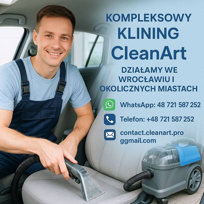 Kompleksowe pranie tapicerki - Wrocław i okolice. Dojazd gratis.