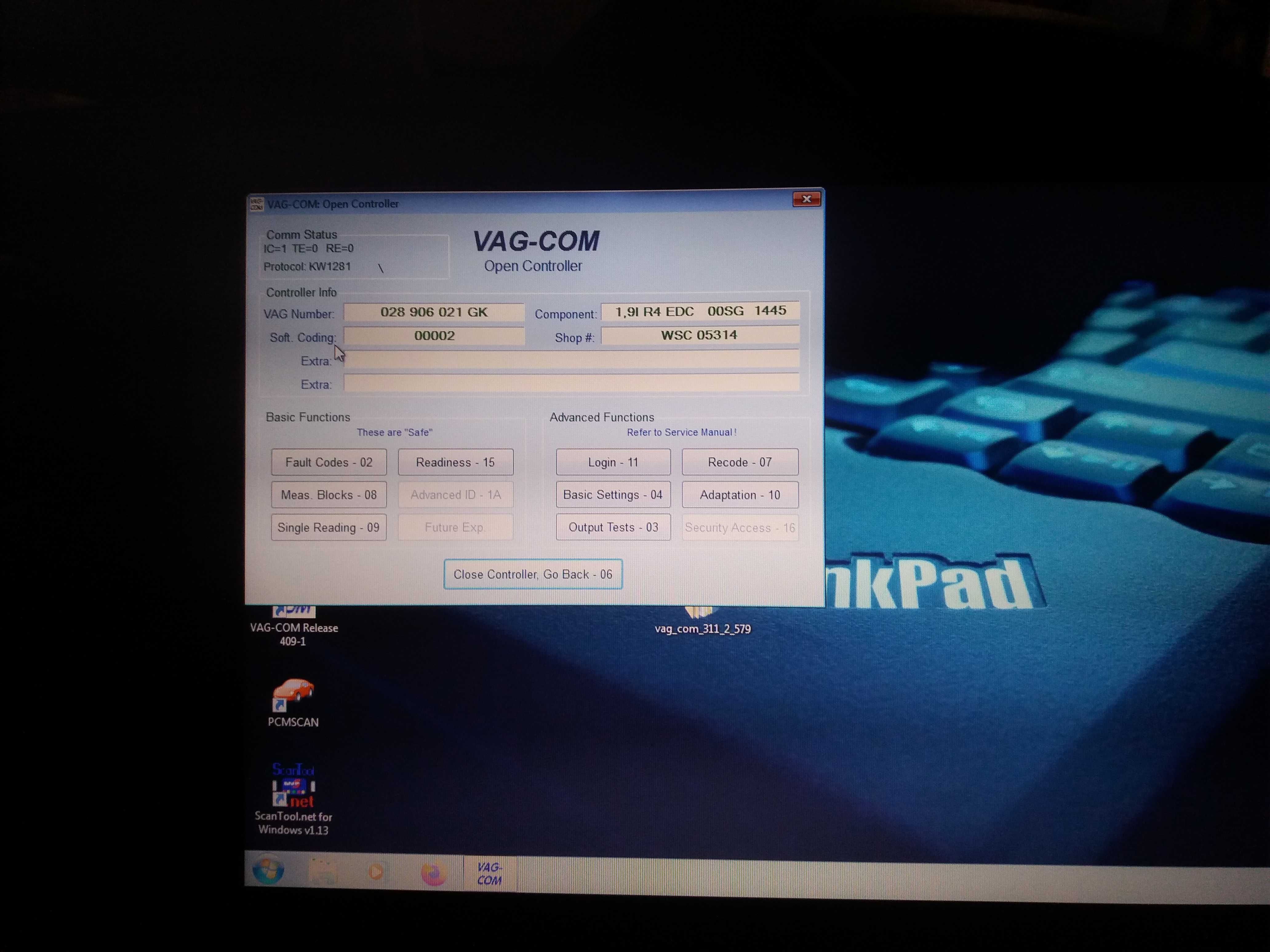 Laptop do diagnostyki Lenovo T530 + 2xkabel VAG i5 Win7 Biznesowy