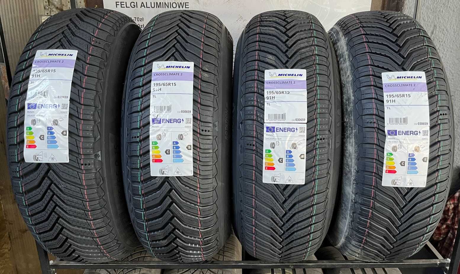 195/65R15 Michelin Crossclimate 2 cztery nowe opony całoroczne 2023r