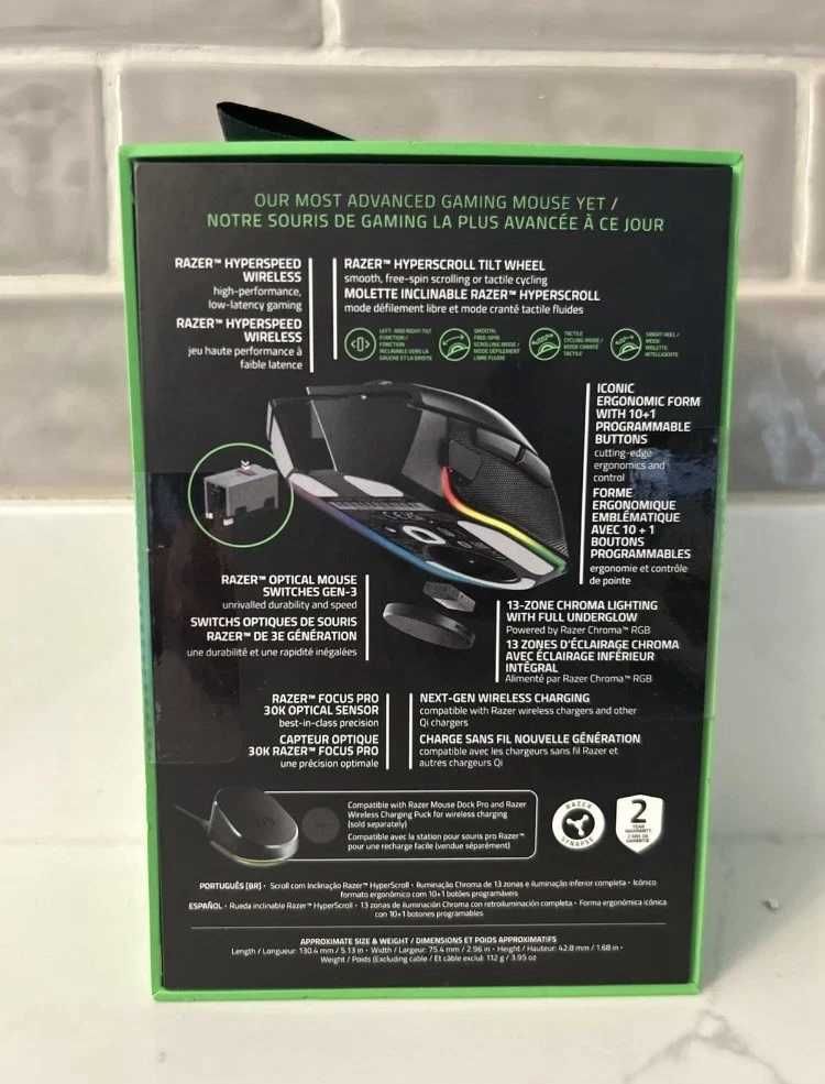 Razer Basilisk V3 Pro Wireless -флагман для геймерів. Запакована з США