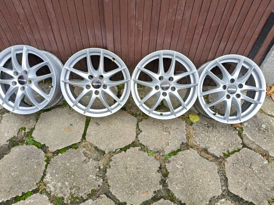 4 szt. felg aluminiowych 16". 5x108, OE 7.0" Super Stan