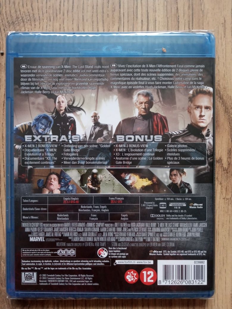 X-men 3 PL bluray nowy w folii