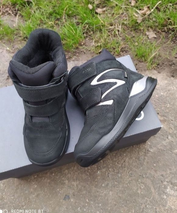 Ecco 27 ботинки на хлопчика зимові чоботи черевики сапоги взуття ессо