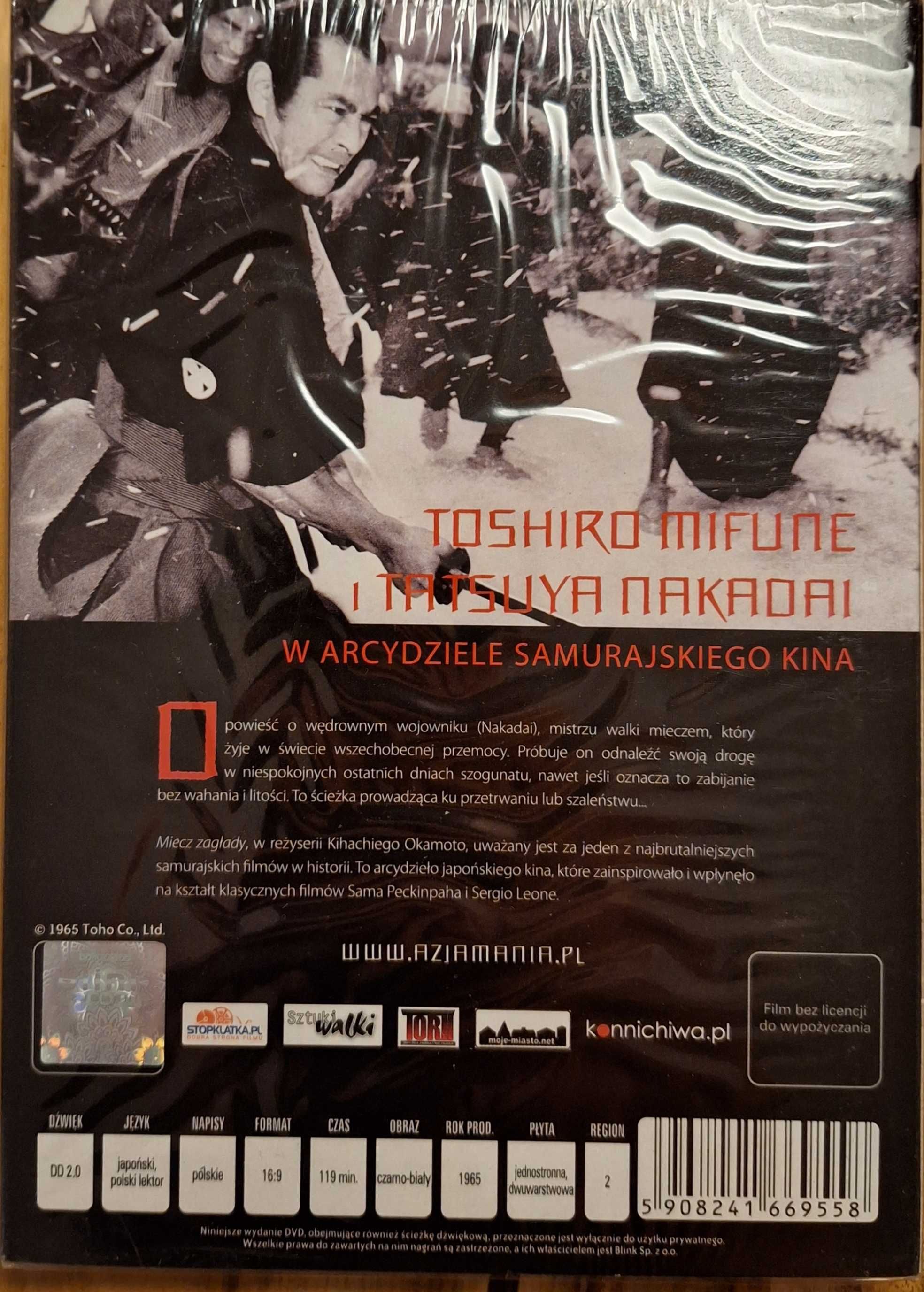 Miecz zagłady - film na DVD - nowe, ofoliowane DVD