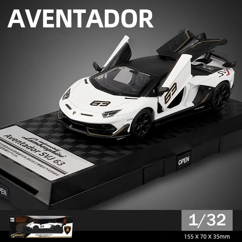 Model, autko, resorak samochodu Lamborghini Aventador SVJ 63 1:32