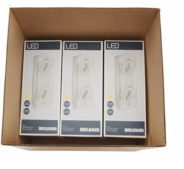 Nowoczesne lampy LED Briloner – chrom, wysoka jakość, 20 zł/szt!