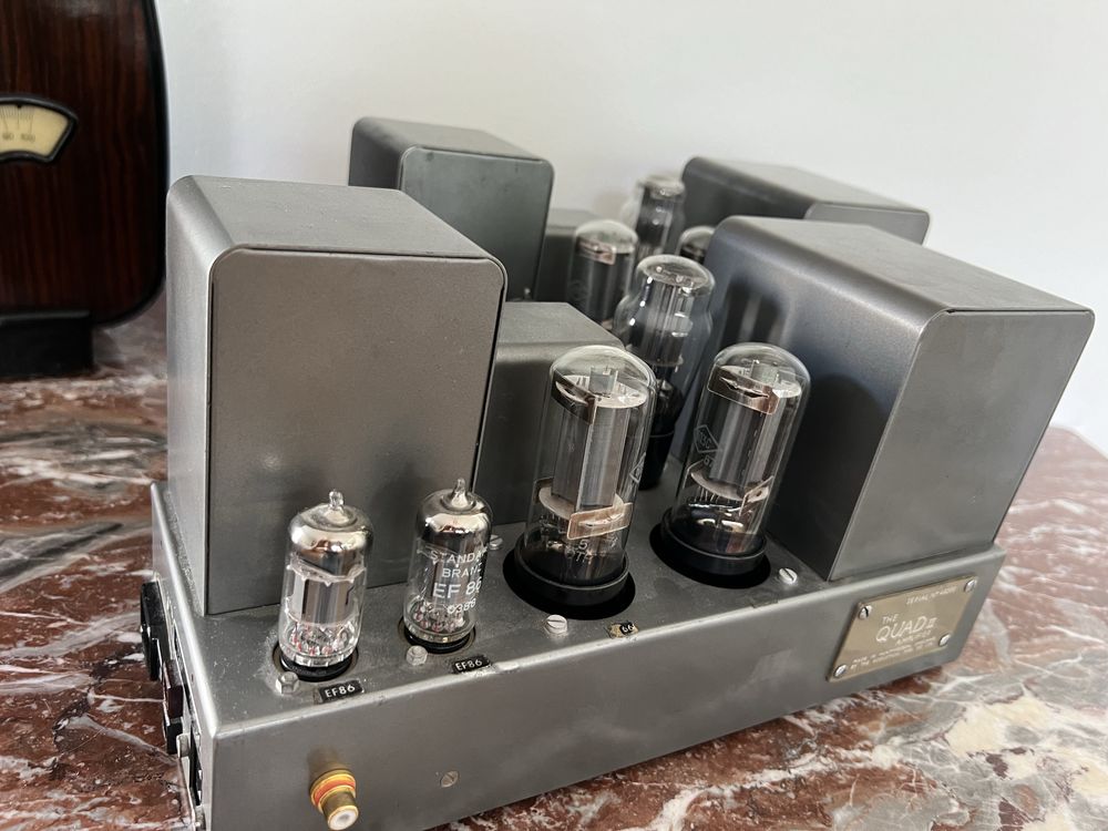 Quad II – lampowe monobloki – 100% sprawne – klasyka vintage Hi-Fi