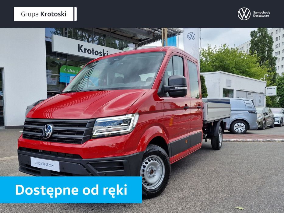 Volkswagen Crafter 35 Skrzyniowy z podwójną kabiną 2.0 177 KM manualna Dostępny od Ręki!