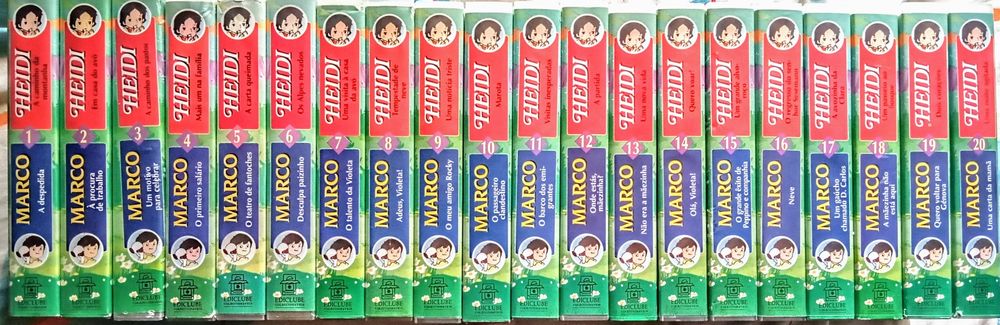 Heide e Marco coleção VHS ,20 cassetes.