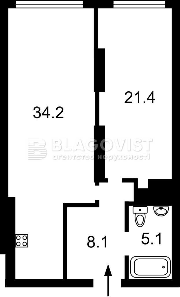 Продаж квартири 68м у Метрополії, Предславинська 20а