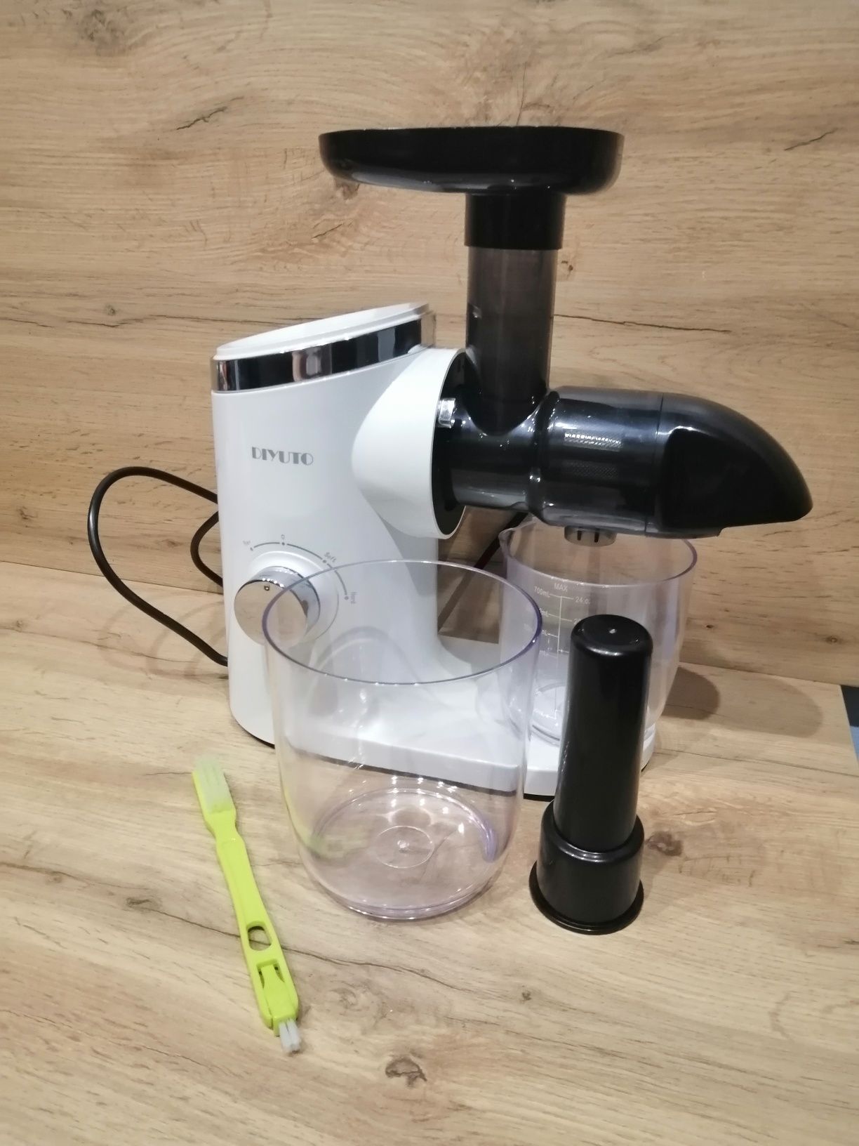 DIYUTO Slow Juicer, sokowirówka do warzyw i owoców, sokowirówka