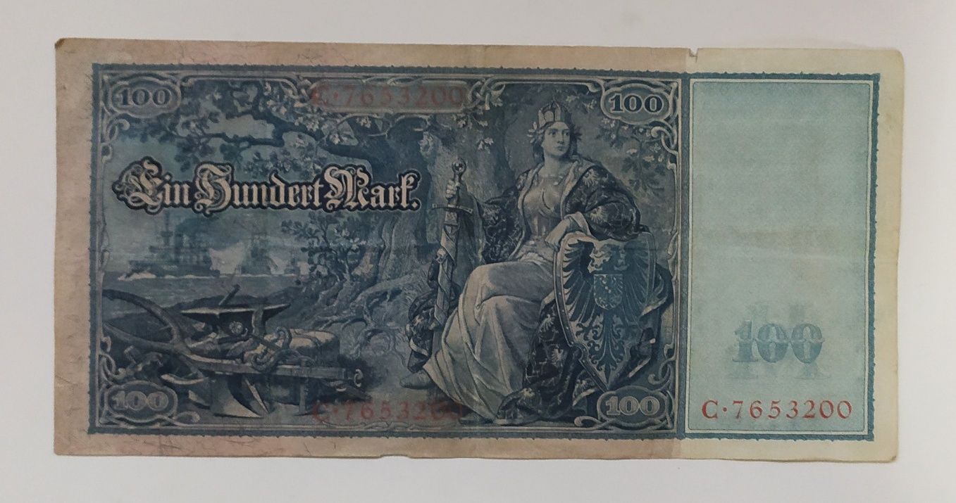 Banknot 100 marek 1910 Niemcy