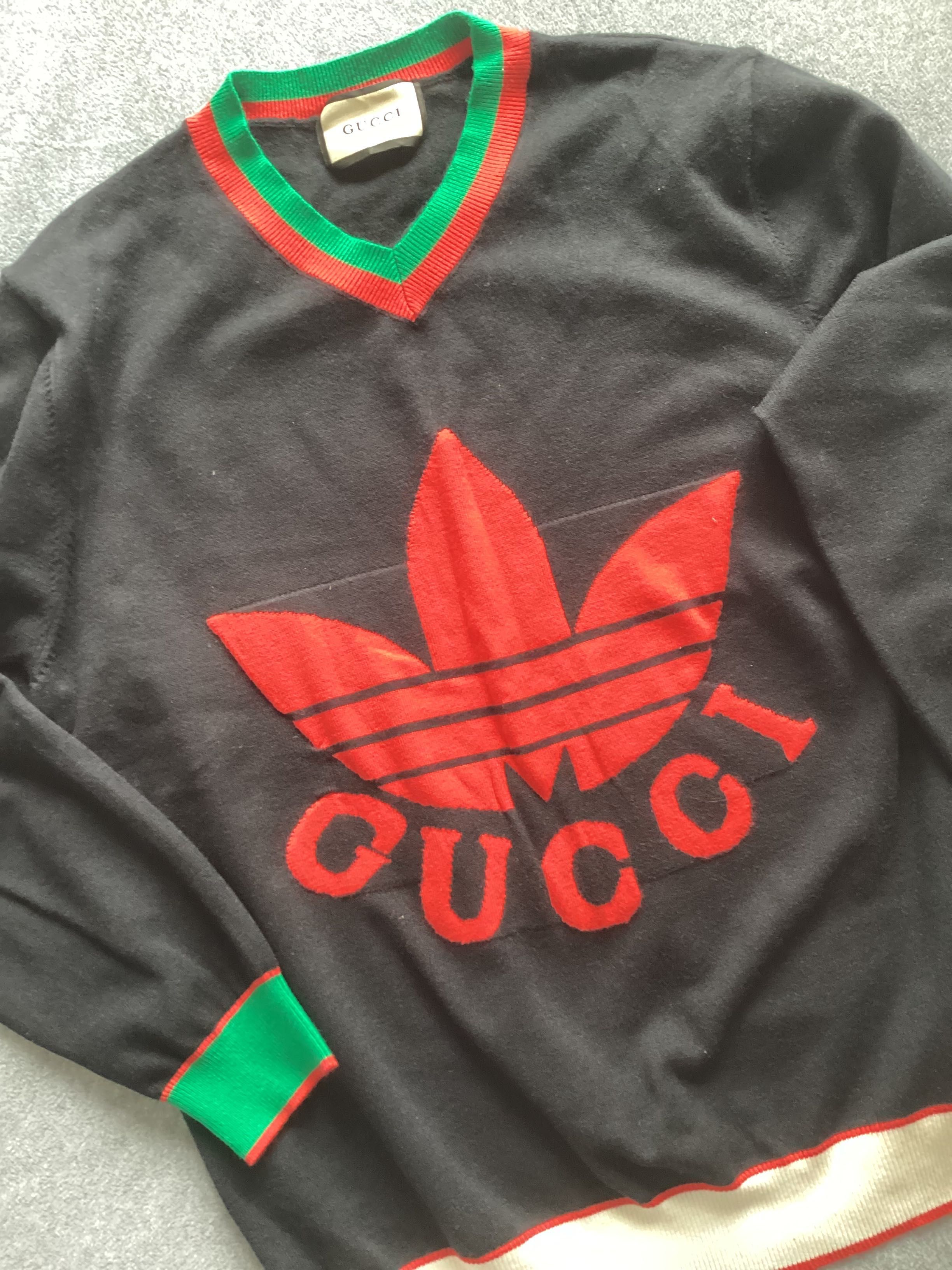 Casaco malha Gucci/Adidas Preto L