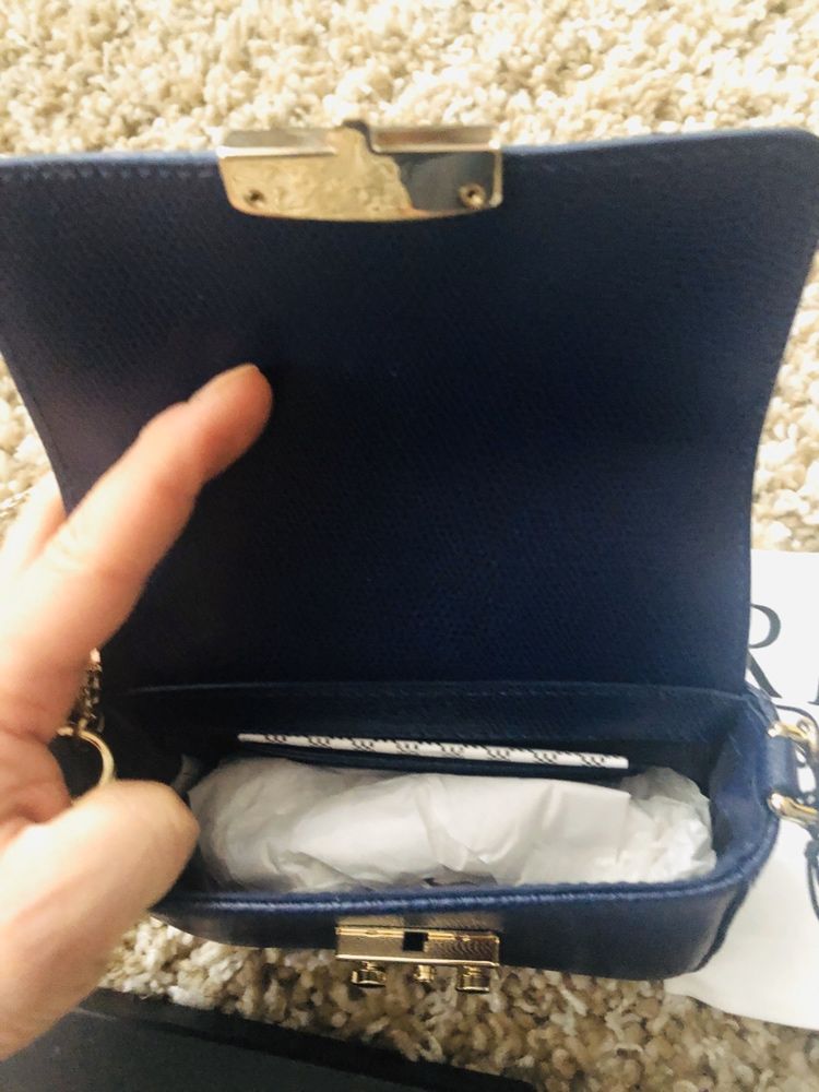Furla mini оригинал синяя новая