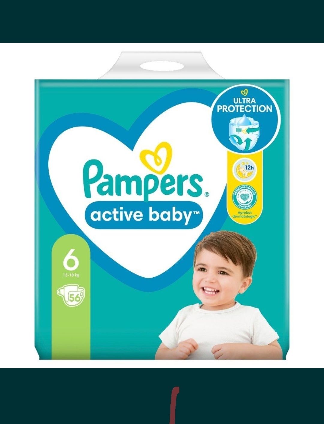 Подгузники Pampers active baby 6 (13-18кг) 56шт