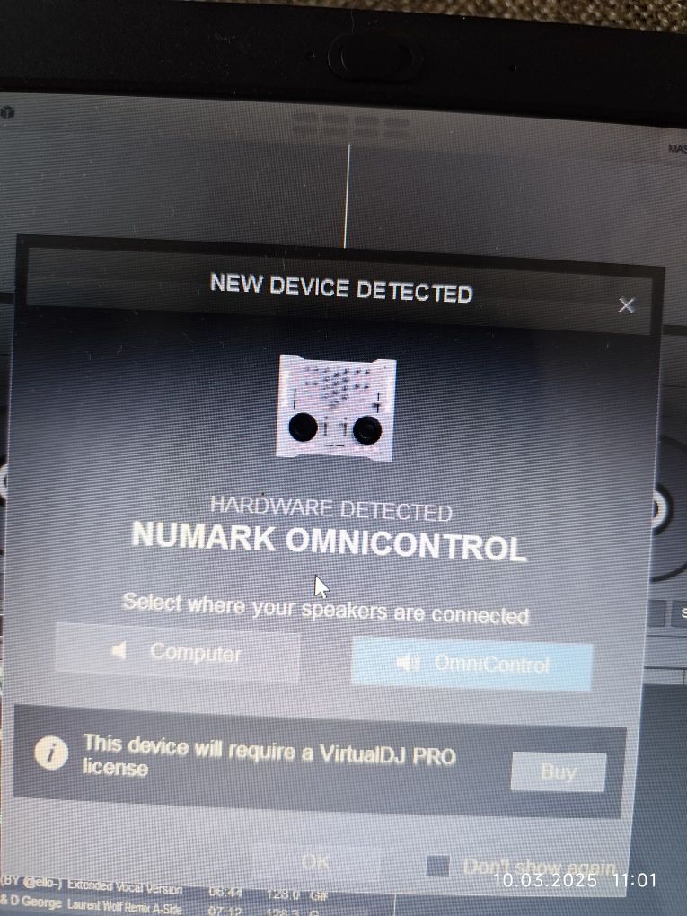 Kontroler mixer MIDI numark