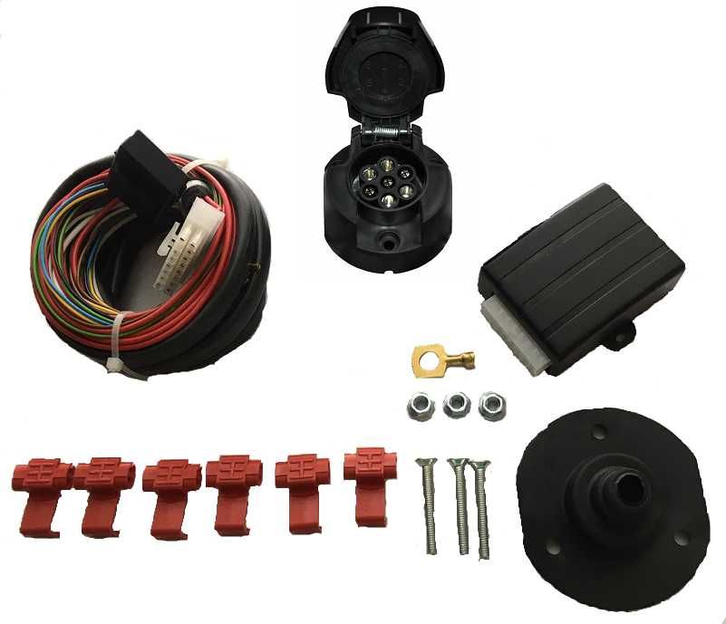 WYPINANY HAK Holowniczy + Moduł 7pin  Fiat Doblo CNG od 2010 - 2022 P