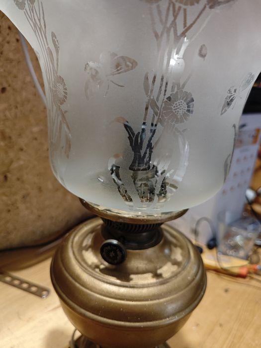Lampa naftowa Stary klosz 42cm