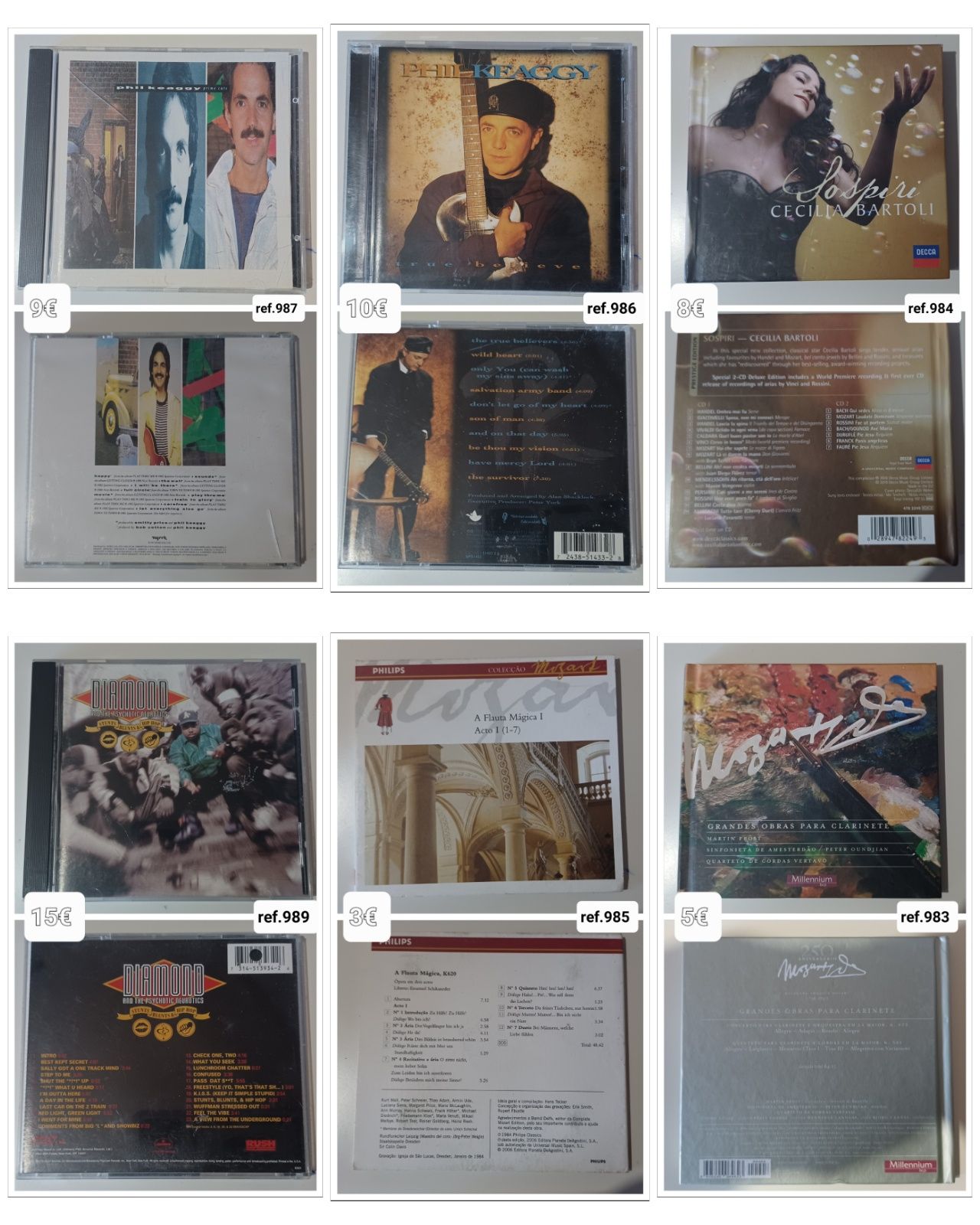 Coleção de CD's , edições especiais e de colecionador