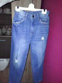 Spodnie jeans niebieskie