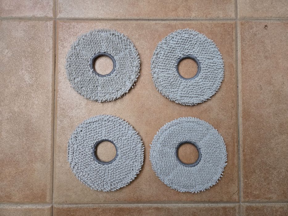 4 Mopas Laváveis para Aspiradores Robô