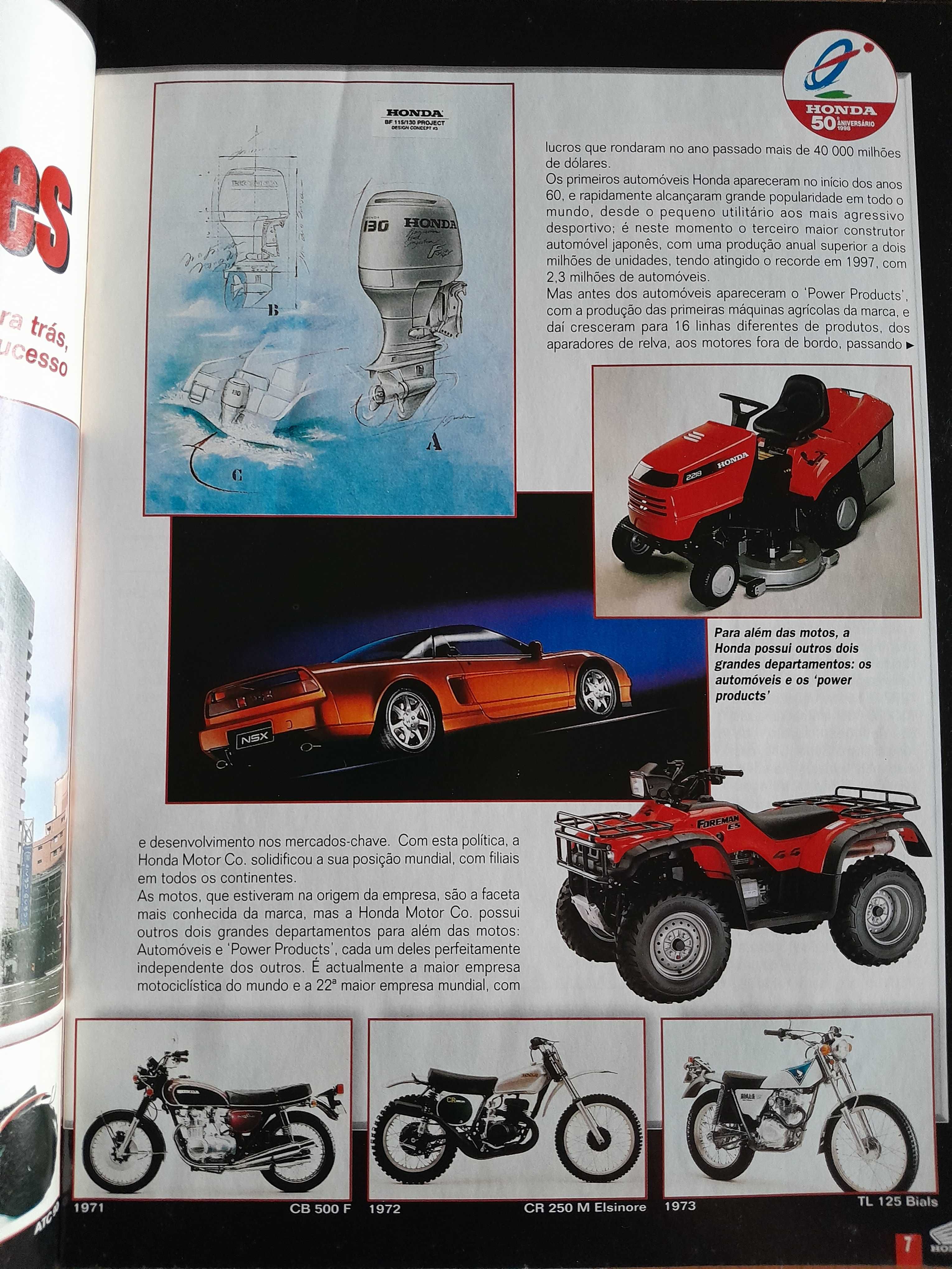 Catalogo honda 1999