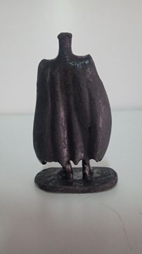 Boneco em chumbo "Batman" e "Batgirl"