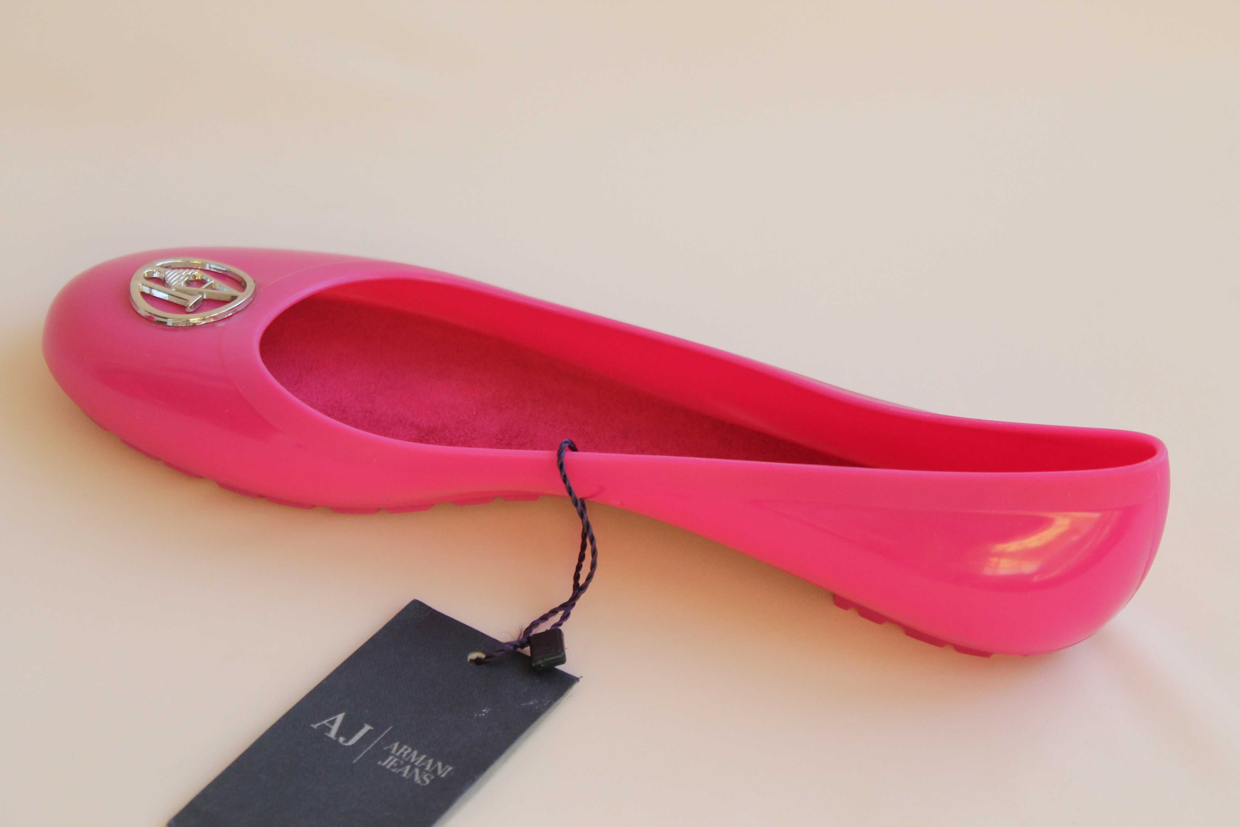 Armani Jeans Jelly Logo Flats-US-11--EUR--40-ОРИГІНАЛ з USA