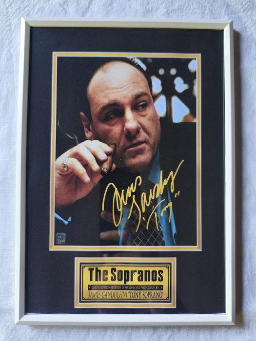 Moldura Série The Sopranos - Tony Soprano com Autógrafo (A4)

Autógraf