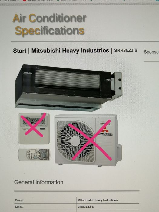 Ar condicionado Mitsubishi